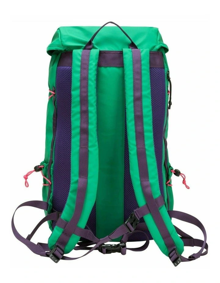 Wharfe Flap Over Backpack 22L in Green image 6