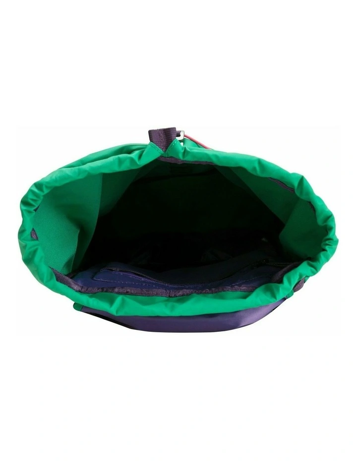 Wharfe Flap Over Backpack 22L in Green image 7