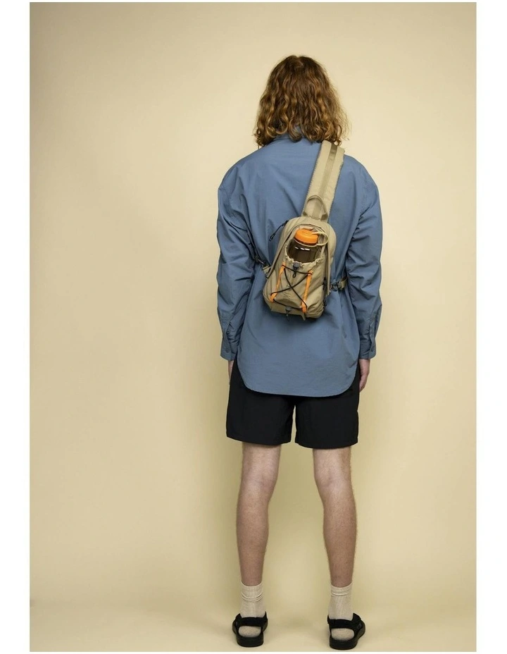 Eyam Sling Backpack 5L in Beige image 2