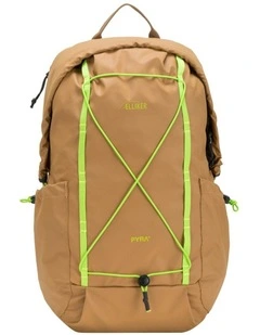 Kiln Hooded Zip Top Backpack 22L in Brown