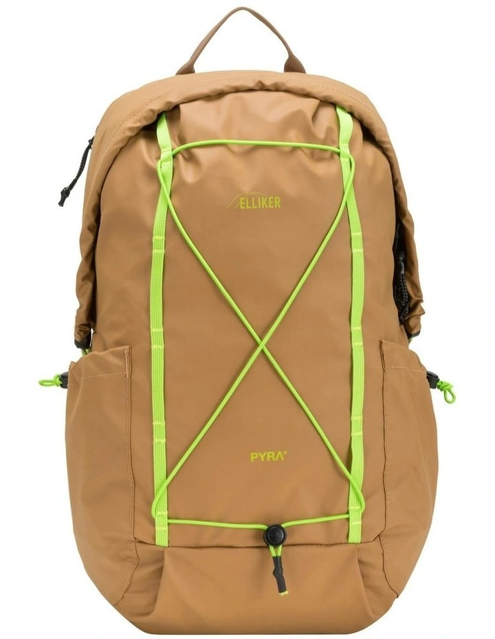 Kiln Hooded Zip Top Backpack 22L in Brown image 1