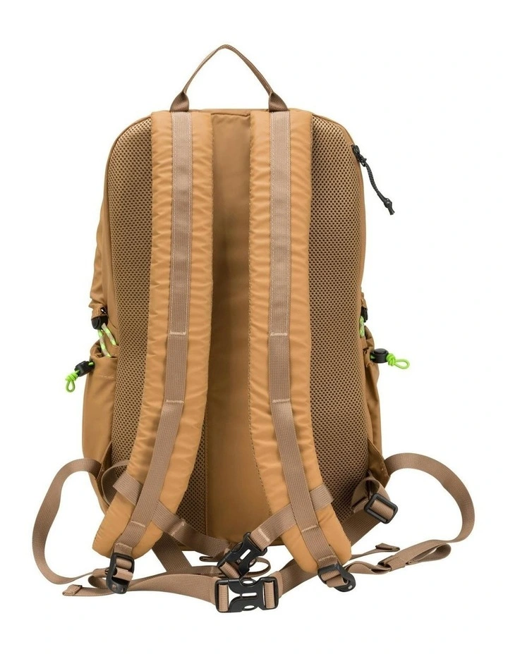 Kiln Hooded Zip Top Backpack 22L in Brown image 4