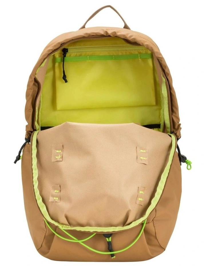 Kiln Hooded Zip Top Backpack 22L in Brown image 6