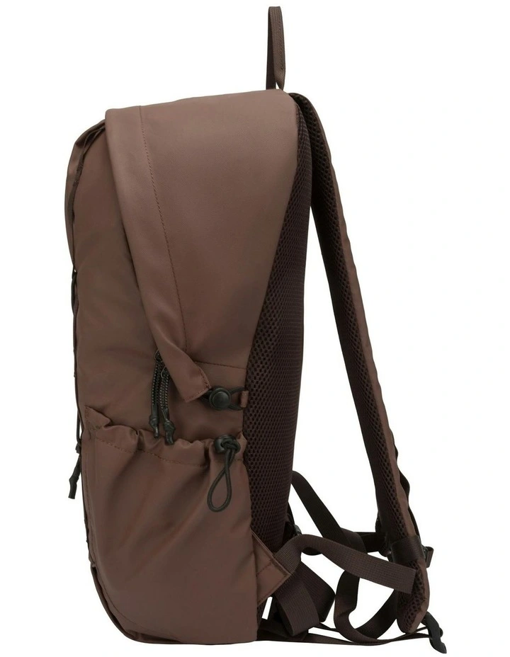 Kiln Hooded Zip Top Backpack 22L in Brown image 5
