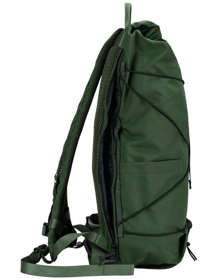 Dayle Roll Top Backpack 21/25L in Green image 7