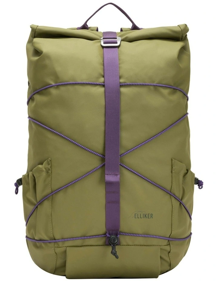 Dayle Roll Top Backpack 21/25L in Green image 1