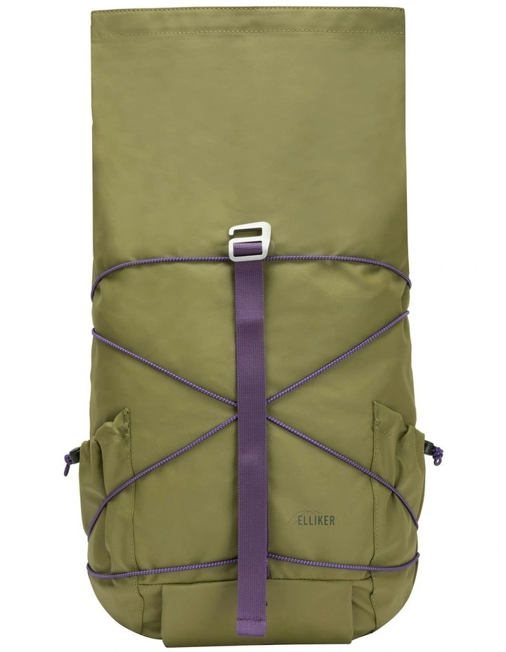 Dayle Roll Top Backpack 21/25L in Green image 2