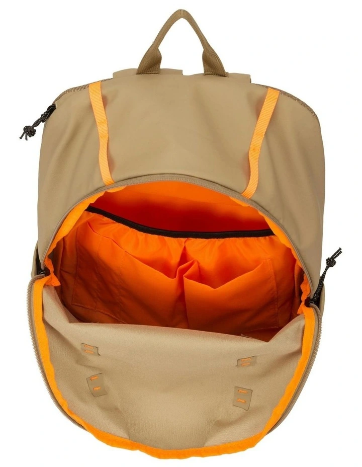 Keswik Zip Top Backpack 22L in Beige image 5