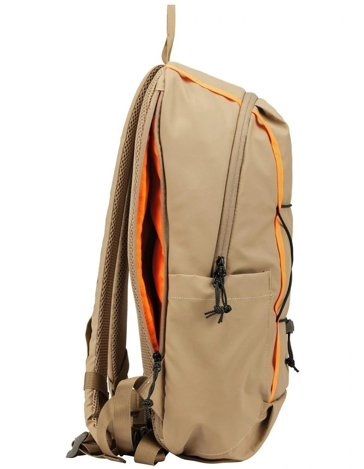 Keswik Zip Top Backpack 22L in Beige image 6