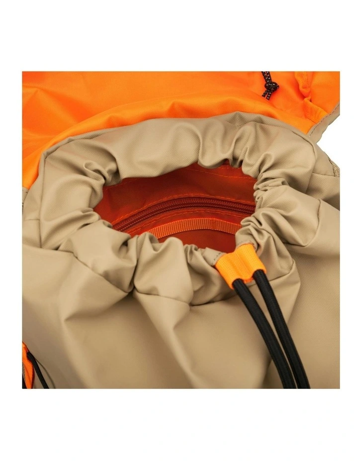 Wharfe Flap Over Backpack 22L in Beige image 5