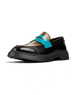 K100633 Walden Twins Loafers in Black/Blue