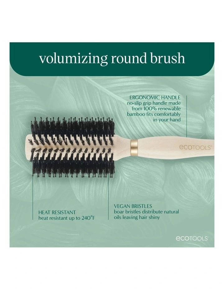 Volumizing Round Brush in Cream image 3