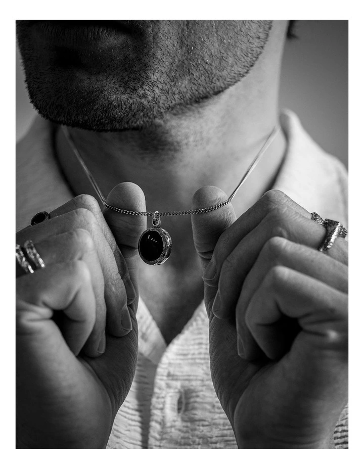 Onyx Pendant in Black image 2