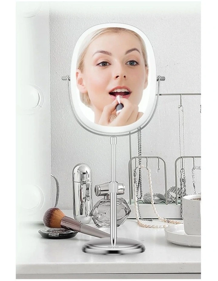 Table Makeup Mirror in Silver image 6