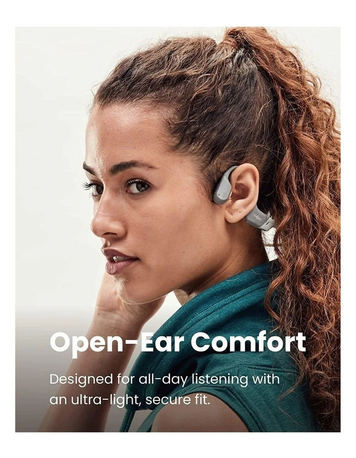 Shokz OpenRun Bone Conduction Sports Headphones - Grey image 7