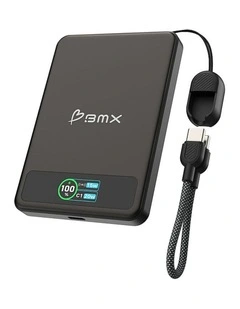 Solid Safe Magnetic Power Bank 5K in Black
