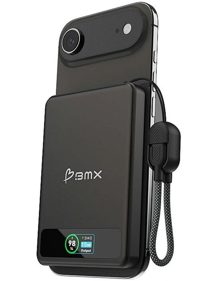 Solid Safe Magnetic Power Bank 5K in Black image 3
