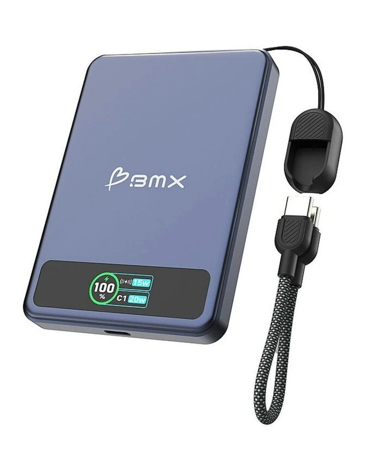 Solid Safe Magnetic Power Bank 5K in Blue image 1
