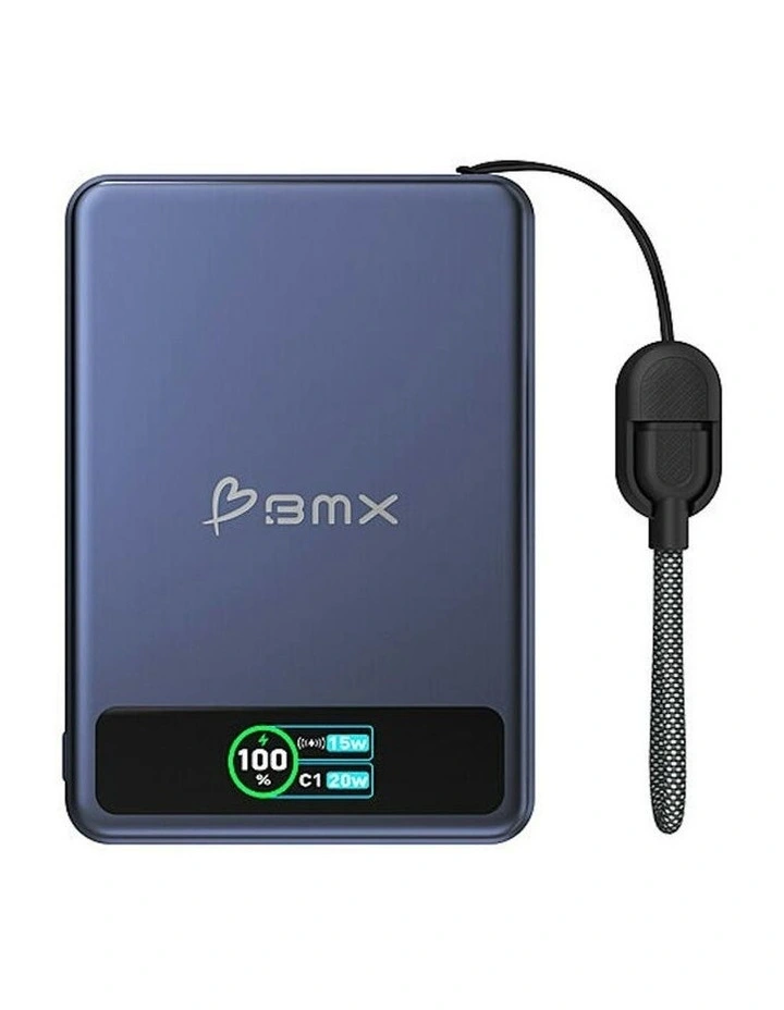 Solid Safe Magnetic Power Bank 5K in Blue image 5