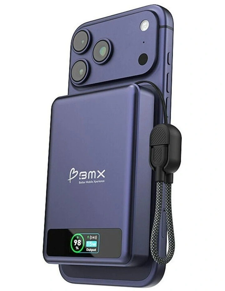SolidSafe Magnetic Power Bank 10K Blue image 3