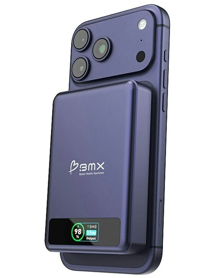 SolidSafe Magnetic Power Bank 10K Blue image 4