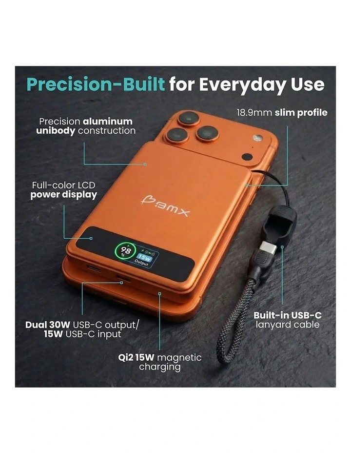 SolidSafe Magnetic Power Ban 10K in Orange image 6