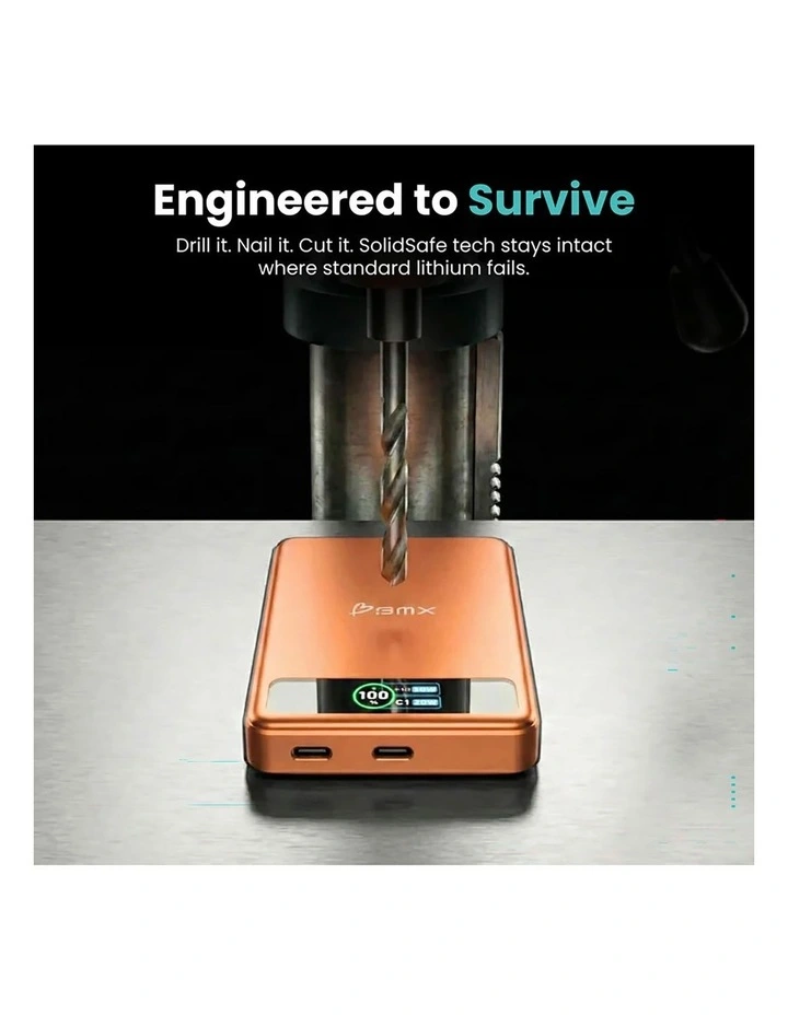 SolidSafe Magnetic Power Ban 10K in Orange image 7