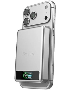 SolidSafe Magnetic Power Bank 10K in Silver