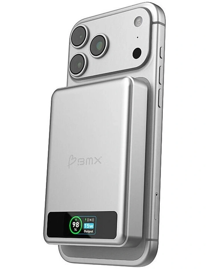 SolidSafe Magnetic Power Bank 10K in Silver image 1