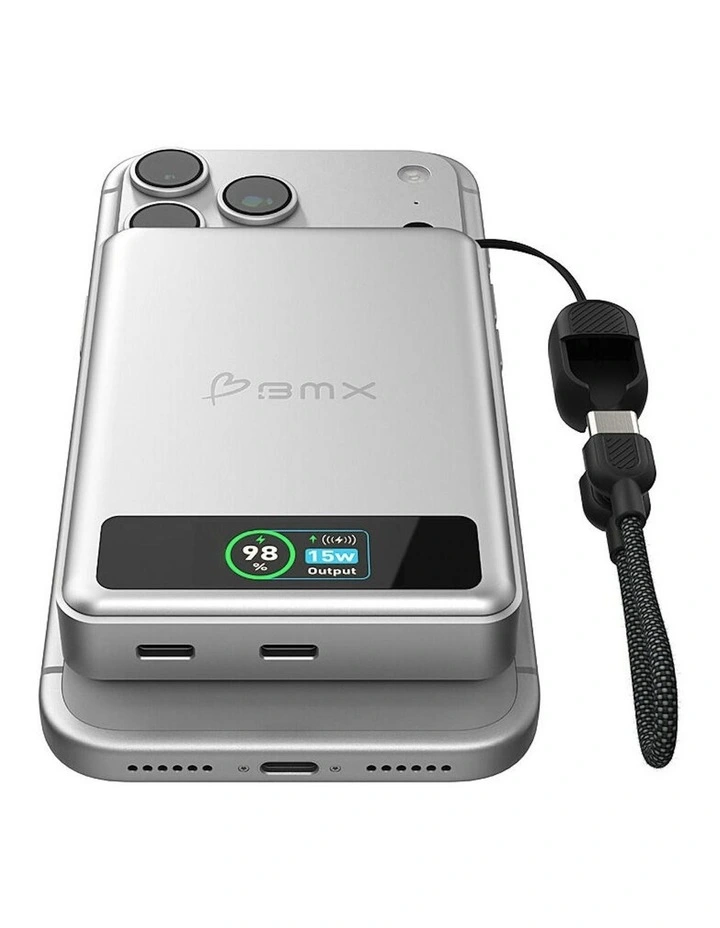 SolidSafe Magnetic Power Bank 10K in Silver image 3