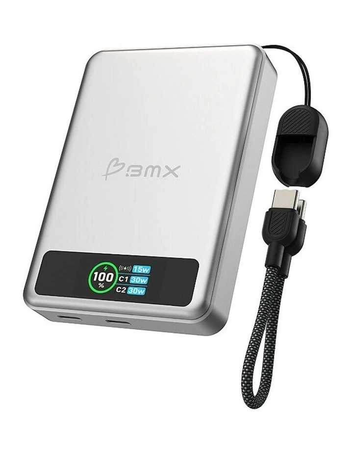 SolidSafe Magnetic Power Bank 10K in Silver image 4