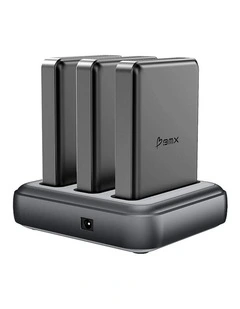 SolidSafe 3 Bay Dock in Black