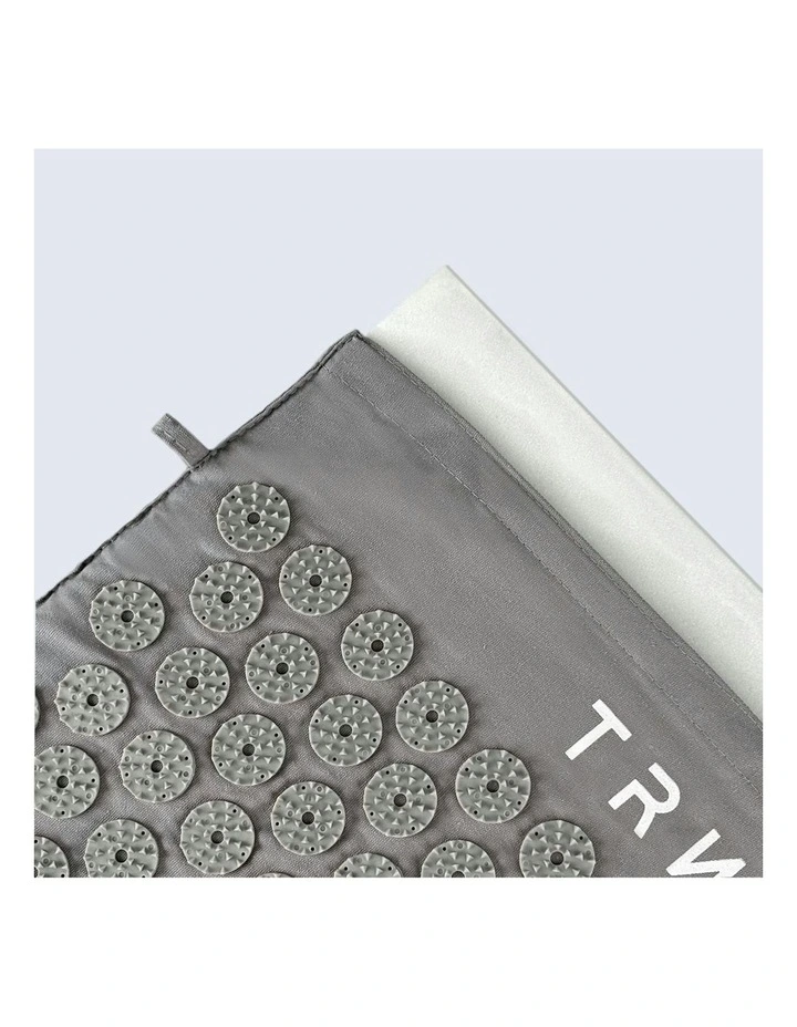 Sensory Set Acupressure Mat And Pillow in Grey image 4