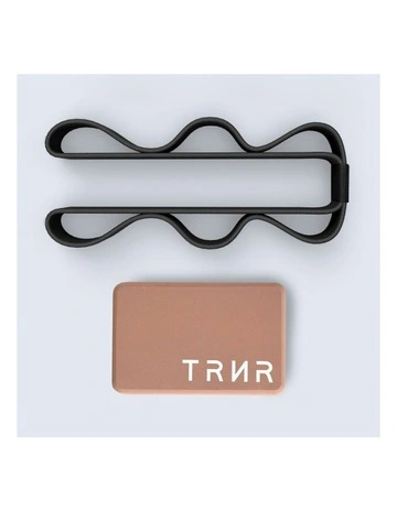 Yoga Stretching Duo Multiloop Strap + Elevate Block Clay in Multi
