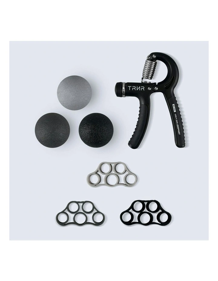 Ultimate Hand Grip Kit Strength Grip + Hand Flexors +l; Gel Balls in Black image 1