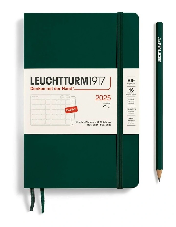 Monthly Planner With Notebook 2025 inForest image 1