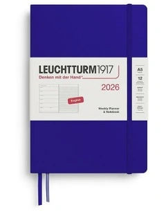 Weekly Planner & AMP; Medium (A5) 2026 Notebook in Ink