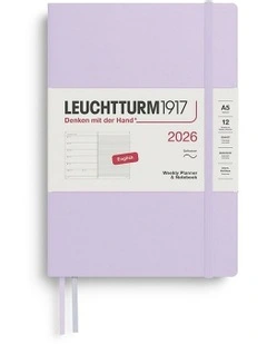 Weekly Planner & AMP; Medium (A5) 2026 Softcover Notebook in Lilac