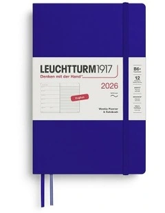 Weekly Planner & Paperback (B6+) 2026 Softcover Notebook in Ink