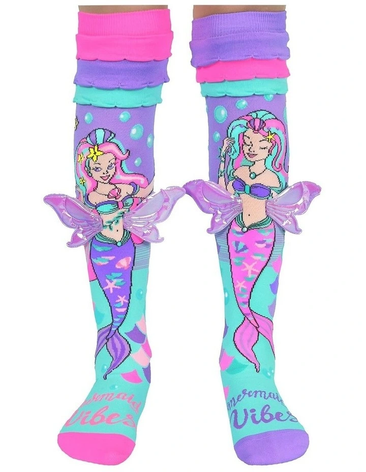 Mermaid Vibes Socks in Multi image 1