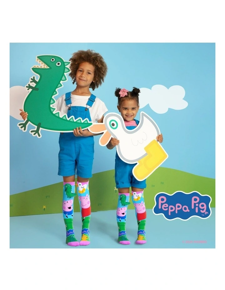 Peppa Pig And George Socks in Multi image 2
