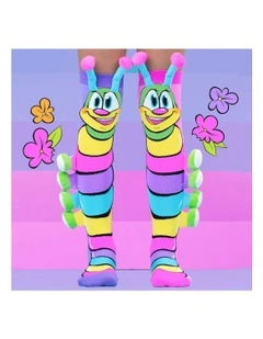 Caterpillar Socks in Multi
