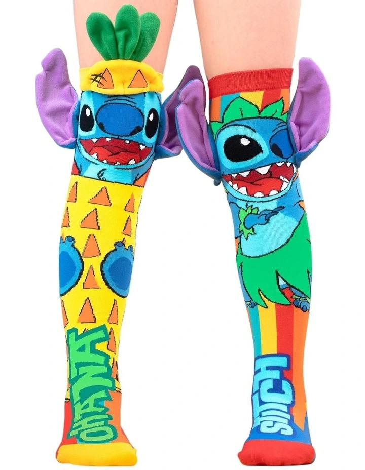 Stitch Pineapple Socks in Multi image 1