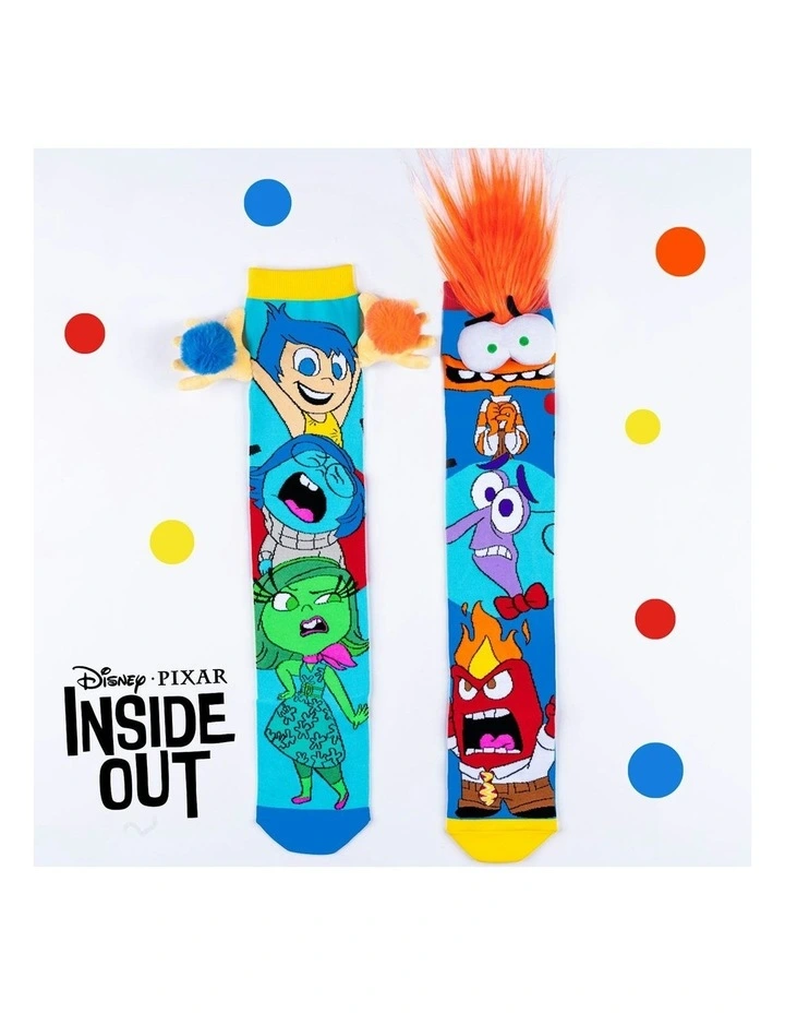 Inside Out Socks in Multi image 3