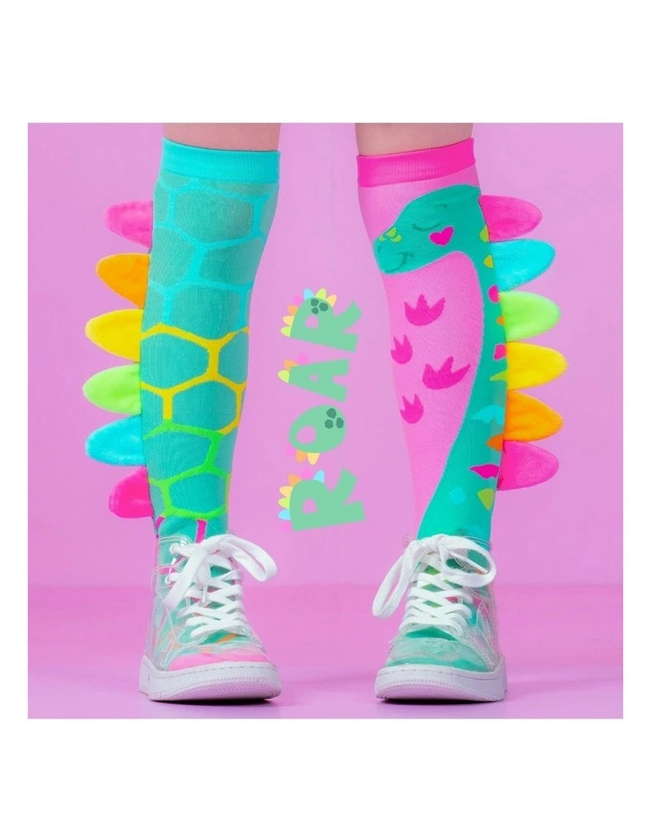 Roar Dinosaur Socks in Multi image 4
