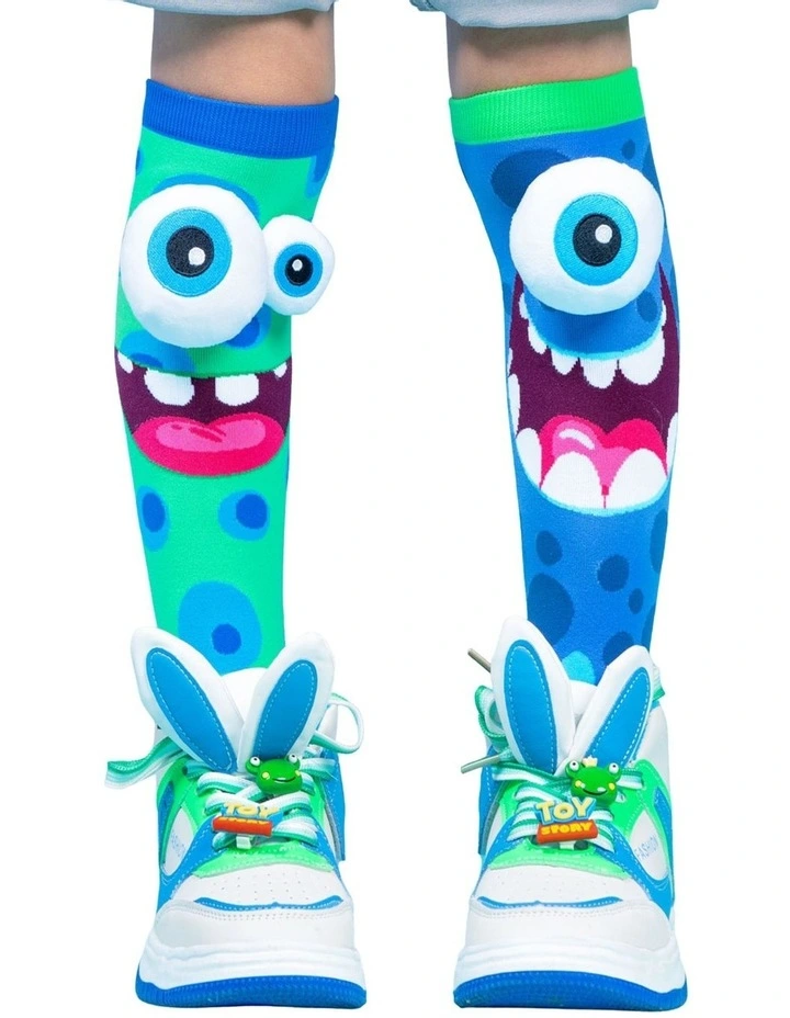 Silly Monsters Socks in Multi image 1