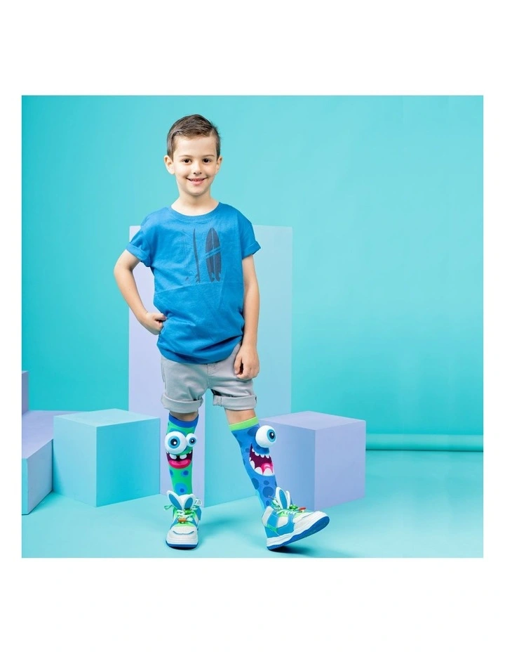 Silly Monsters Socks in Multi image 2