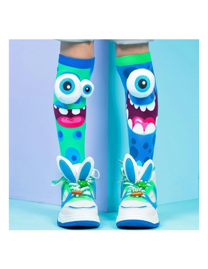 Silly Monsters Socks in Multi image 3