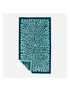 Hapa Oversized Beach Towel in Aqua