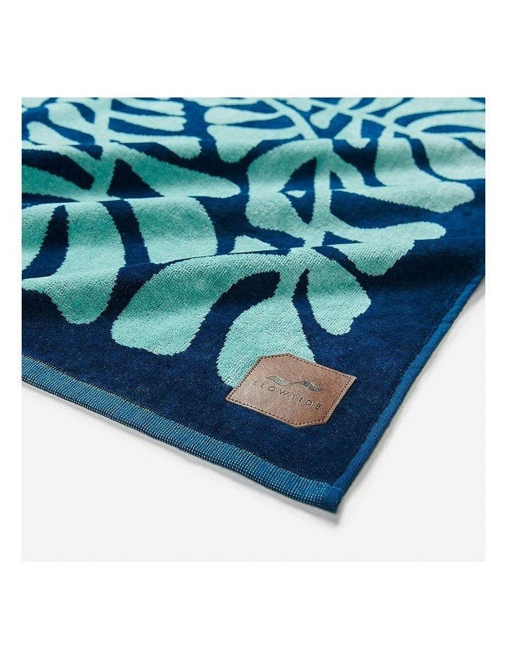 Hapa Oversized Beach Towel in Aqua image 4